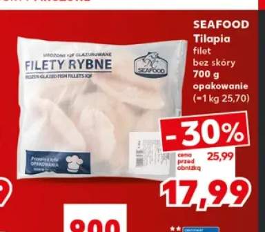 Tilapia filet bez skóry Seafood