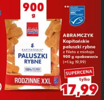 Kapitańskie paluszki rybne z fileta z mintaja Abramczyk