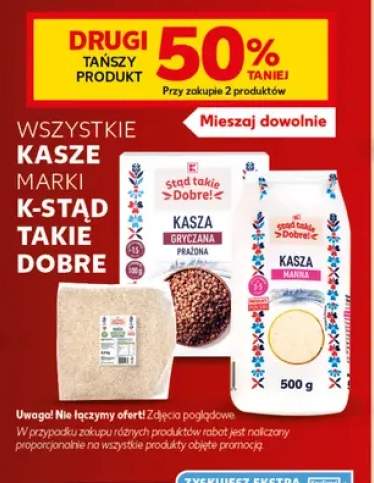 Kasze marki K-Stąd Takie Dobre +2 warianty