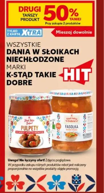 Dania w słoikach niechłodzone marki K-Stąd Takie Dobre +2 warianty