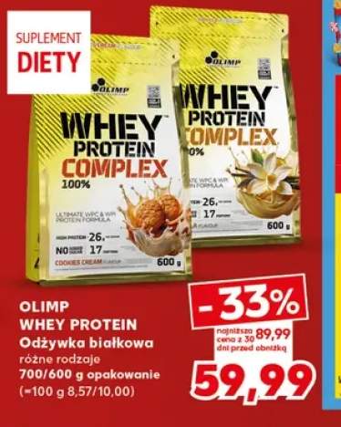 Odżywka białkowa Whey Protein cookies cream Olimp +1 wariant