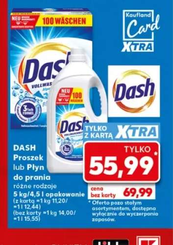 Proszek do prania Dash +1 wariant