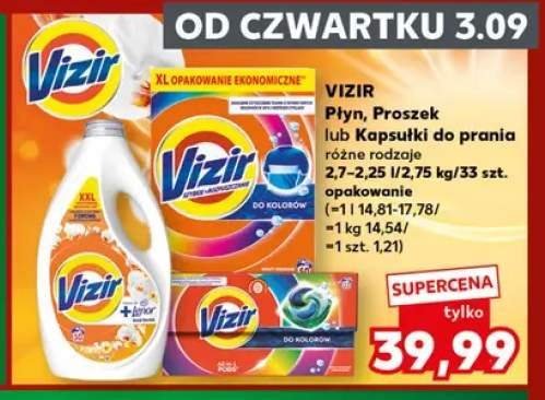 Proszek do prania Vizir +2 warianty