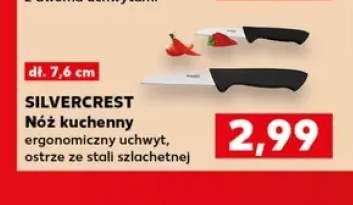 Nóż kuchenny ergonomiczny uchwyt ostrze ze stali szlachetnej Silvercrest