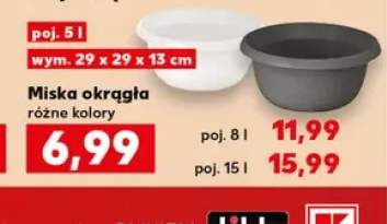 Miska okrągła 5 l +2 warianty