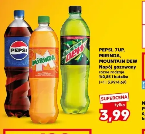 Napój gazowany Pepsi +3 warianty