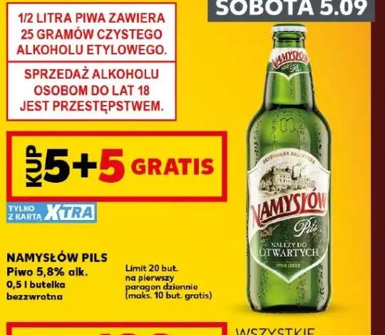Piwo Namysłów Pils