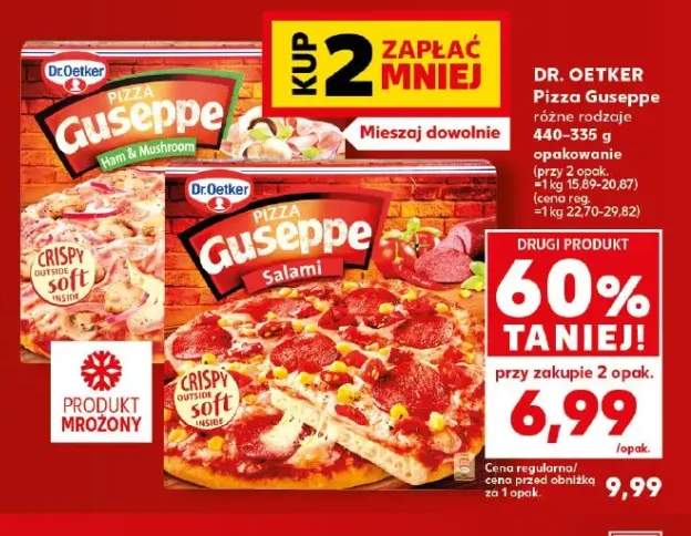 Pizza Guseppe Ham & Mushroom Dr. Oetker +1 wariant