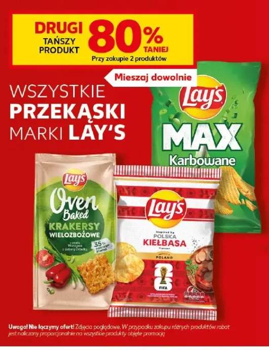 Przekąski marki Lay's +3 warianty