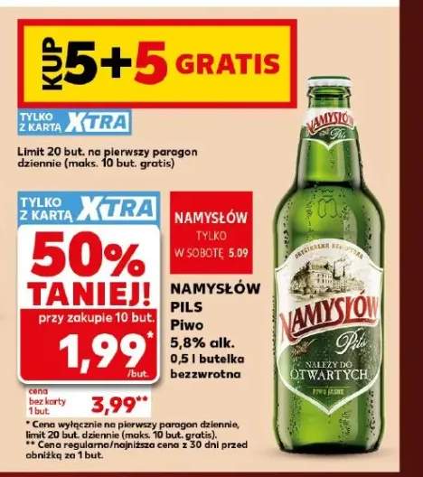 Piwo Namysłów Pils