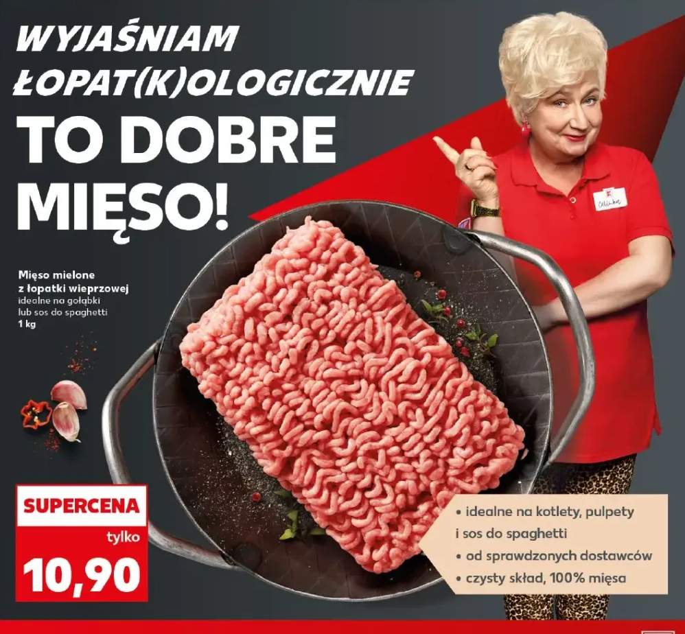 Mięso mielone z łopatki wieprzowej