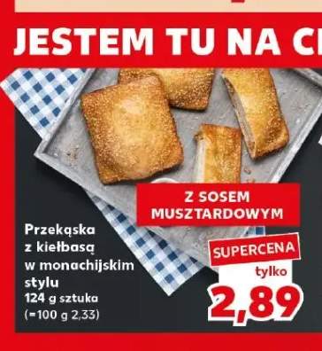 Przekąska z kiełbasą w monachijskim stylu