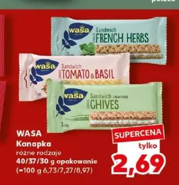 Kanapka French Herbs Wasa +2 warianty