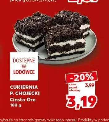 Ciasto Ore Cukiernia P. Chojecki