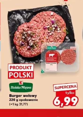 Burger wołowy Stoisko Mięsne
