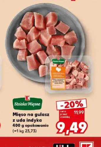 Mięso na gulasz z uda indyka Stoisko Mięsne
