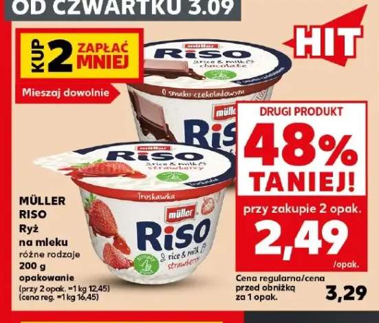 Ryż na mleku Müller Riso