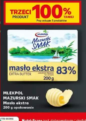 Masło ekstra Mazurski Smak Mlekpol