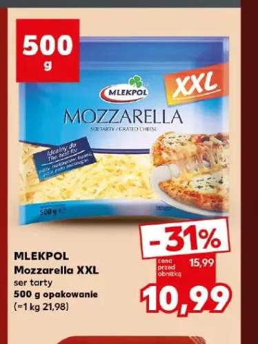 Mozzarella XXL ser tarty Mlekpol