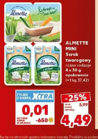 Serek twarogowy Almette Mini 4-pak
