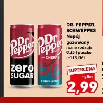 Napój gazowany Dr Pepper Zero Sugar +2 warianty