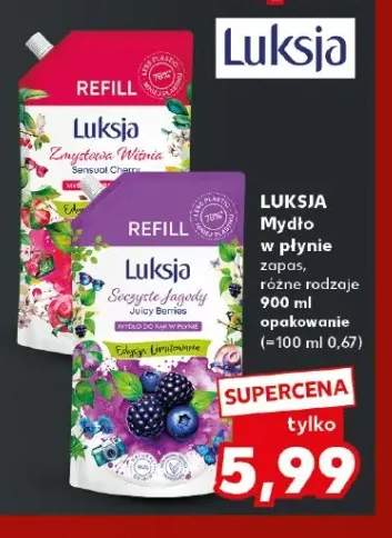 Mydło w płynie zapas Luksja