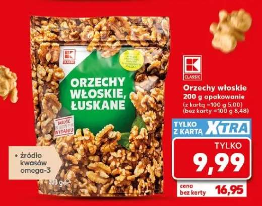 Orzechy włoskie łuskane K-Classic