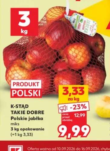 Jabłka polskie miks K-Stąd Takie Dobre