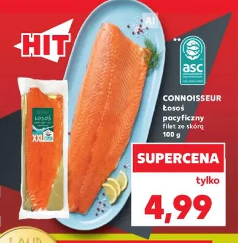 Łosoś pacyficzny filet ze skórą Connoisseur