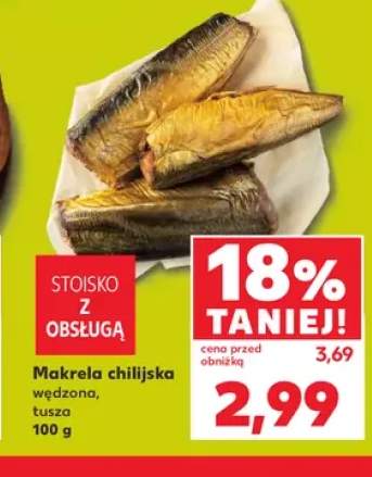 Makrela chilijska wędzona tusza
