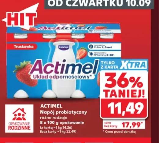 Napój probiotyczny 8-pak Actimel