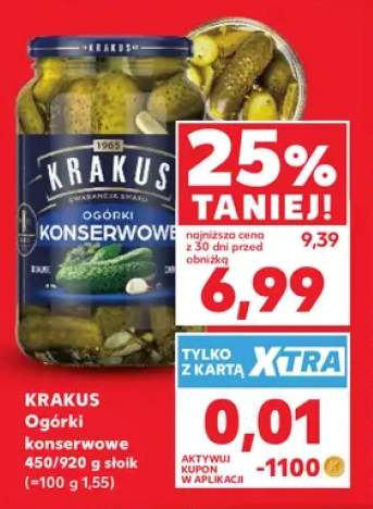 Ogórki konserwowe Krakus