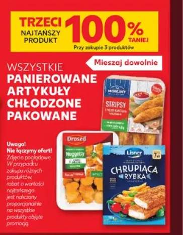Panierowane artykuły chłodzone pakowane +3 warianty