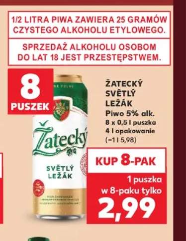 Piwo Žatecký Světlý Ležák 8-pak 500 ml