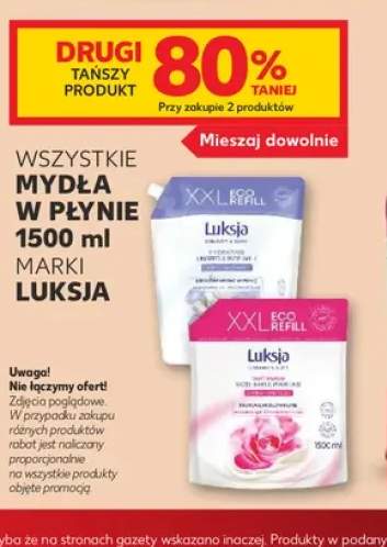 Mydła w płynie 1500 ml marki Luksja
