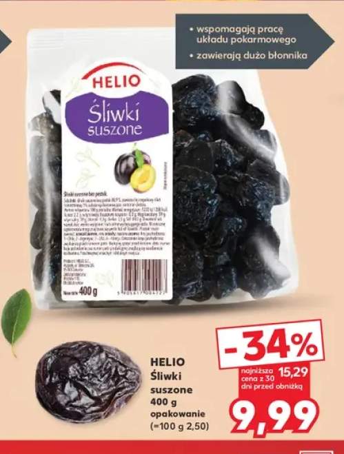 Śliwki suszone Helio