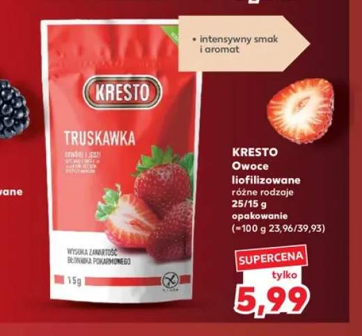 Owoce liofilizowane Kresto