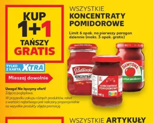 Koncentraty pomidorowe +3 warianty
