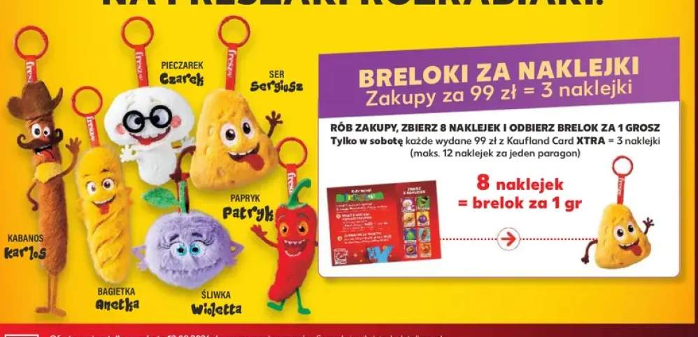 Brelok Bagietka Anetka Freszaki +5 wariantów