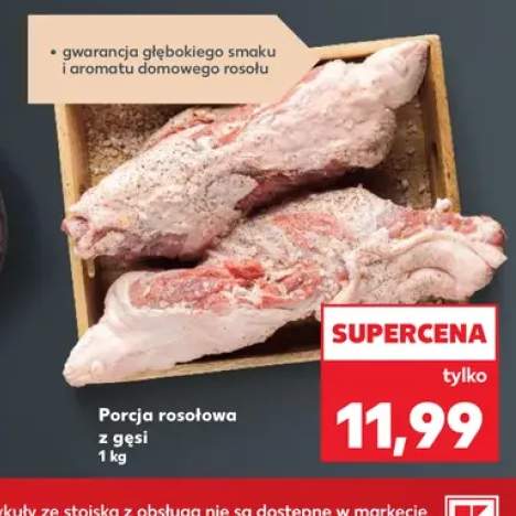 Porcja rosołowa z gęsi