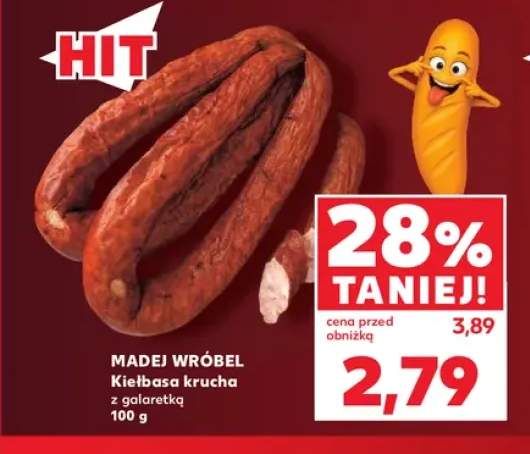 Kiełbasa krucha z galaretką Madej Wróbel