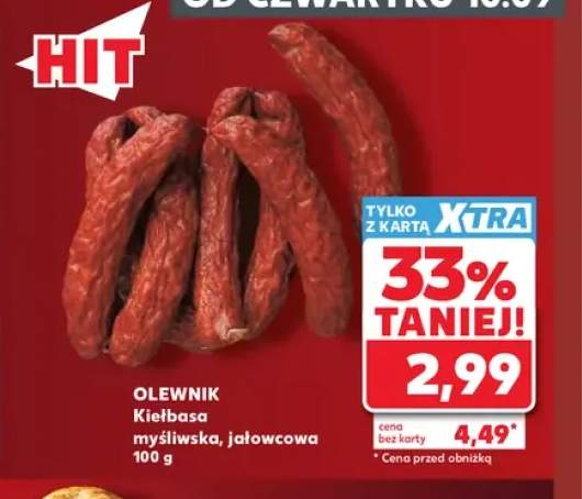 Kiełbasa myśliwska Olewnik +1 wariant