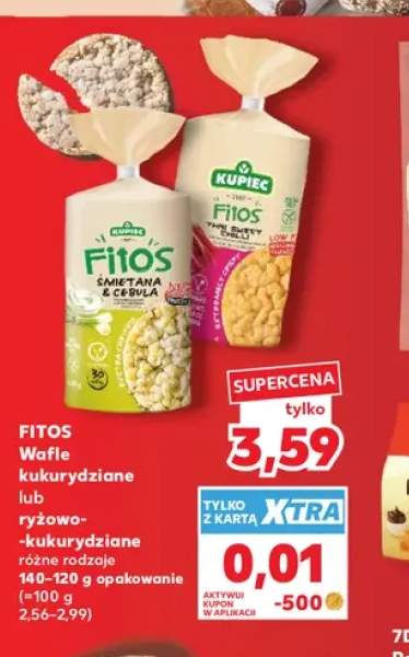 Wafle kukurydziane Fitos +1 wariant