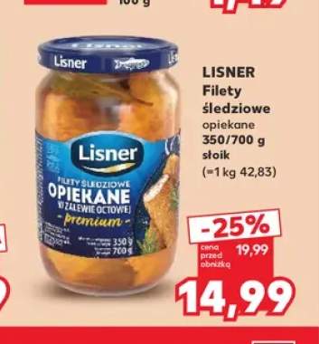 Filety śledziowe opiekane Lisner