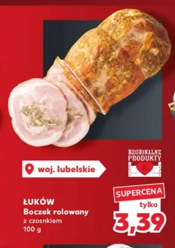 Boczek rolowany z czosnkiem Łuków