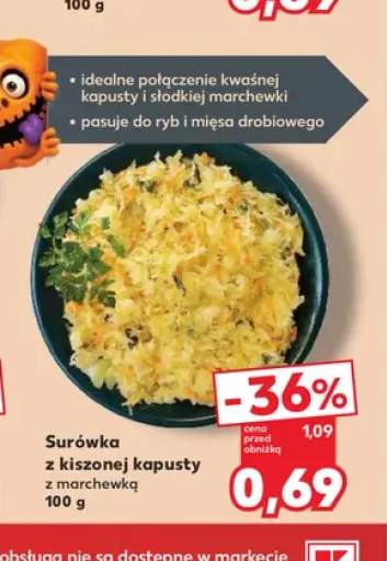 Surówka z kiszonej kapusty z marchewką