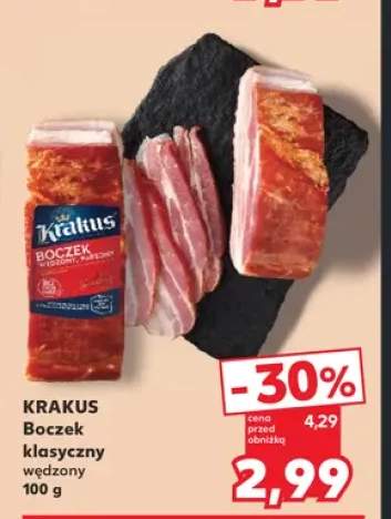 Boczek klasyczny wędzony Krakus