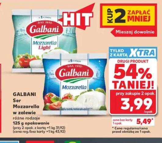 Ser mozzarella w zalewie Galbani