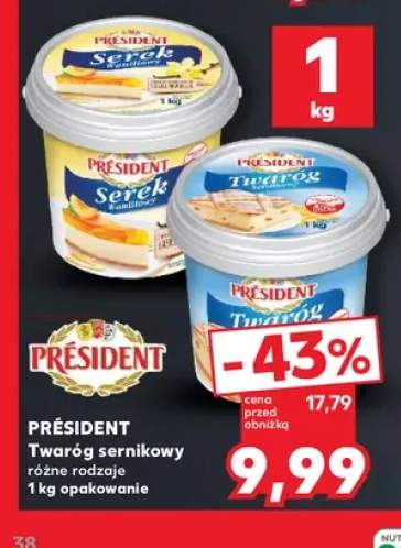 Twaróg sernikowy Président