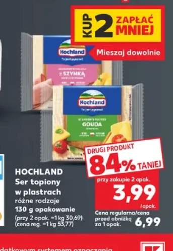 Ser topiony w plastrach Hochland